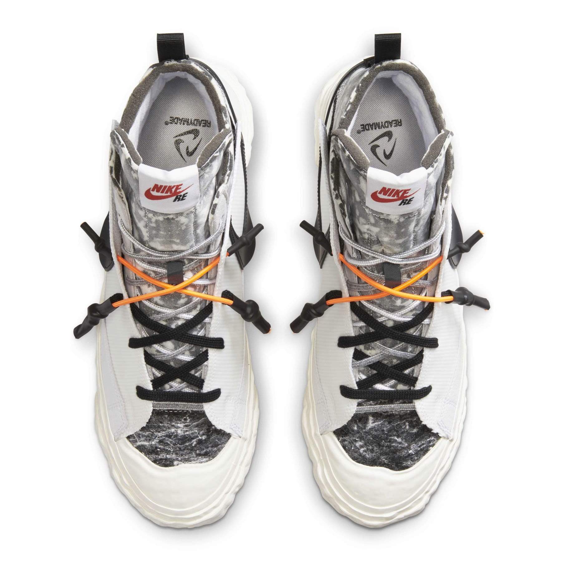 READYMADE x Nike Blazer Mid 'White Camo' — UK 3 | EU 35.5 | US 3.5 — Back View