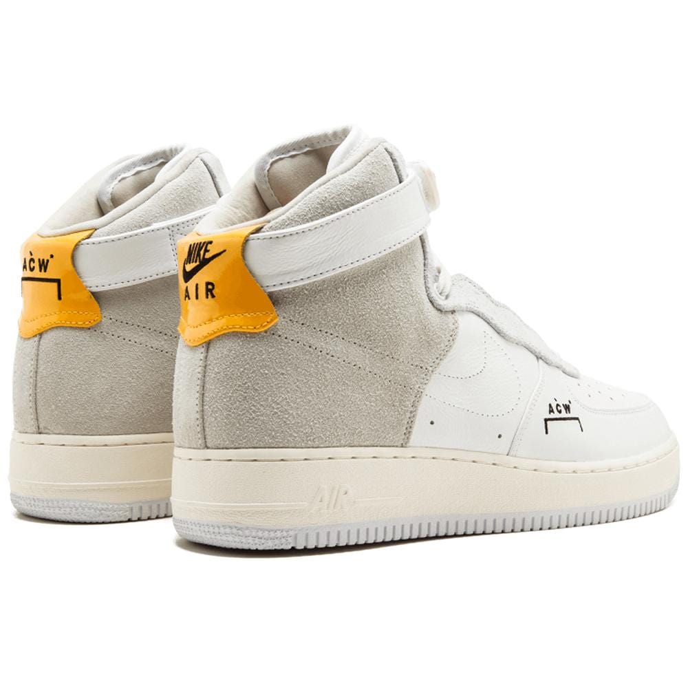 A-COLD-WALL X Nike Air Force 1 High "White-Grey" — UK 3 | EU 35.5 | US 3.5 — Back View