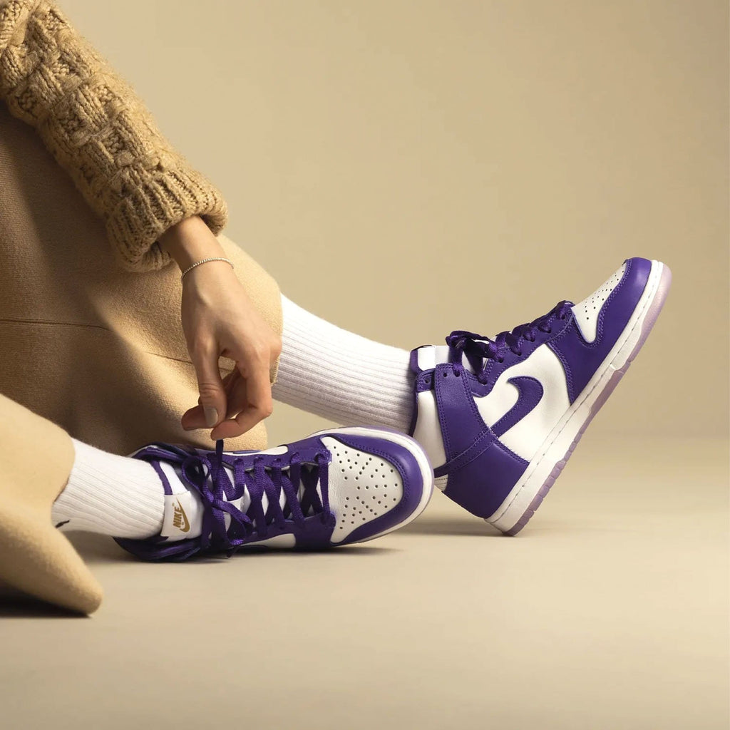 Nike Dunk High Wmns 'Varsity Purple' — UK 2.5 | EU 35.5 | US 5 — Alternate View 7