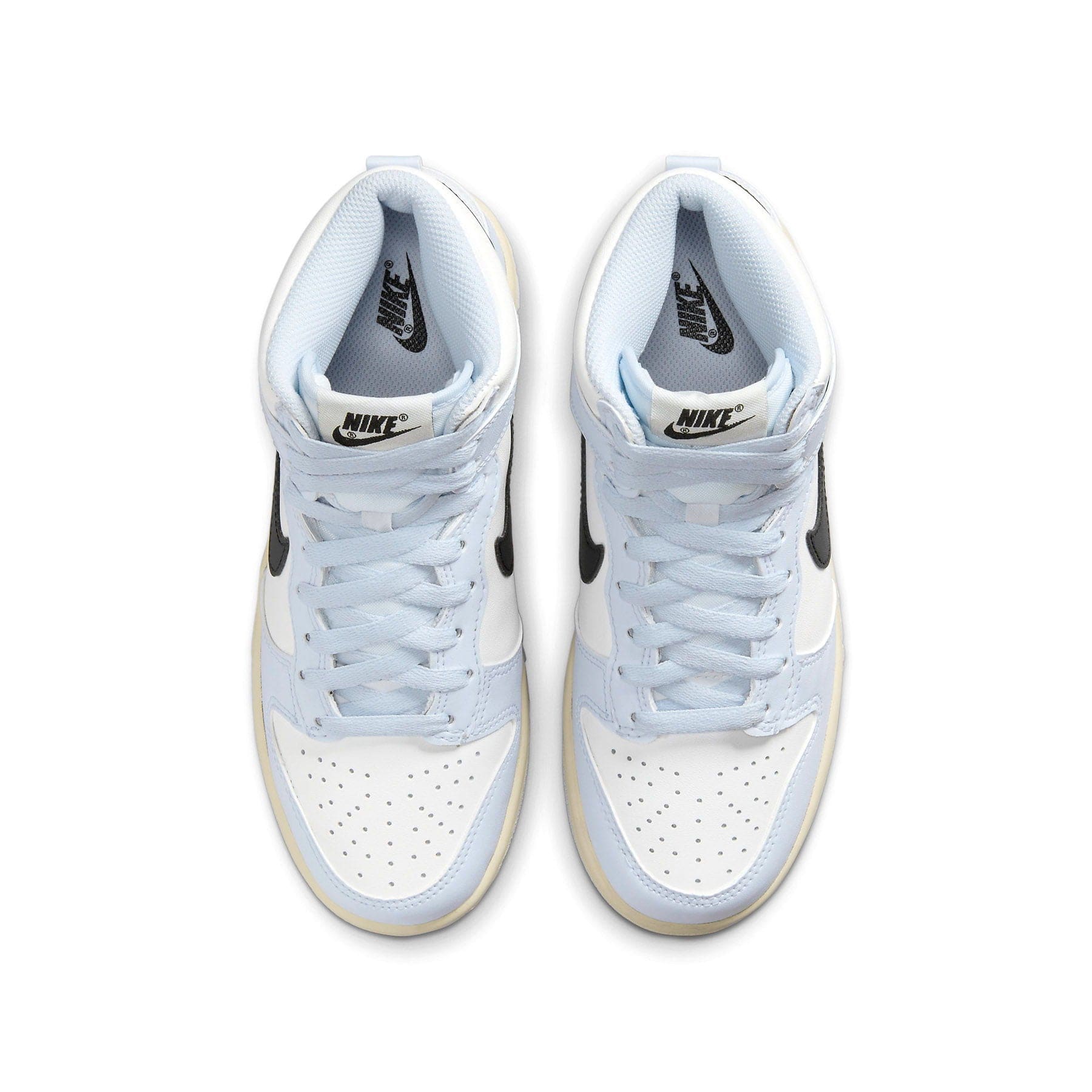 Nike Dunk High GS 'Football Grey' — UK 13.5 | EU 32 | US 1Y — Top View