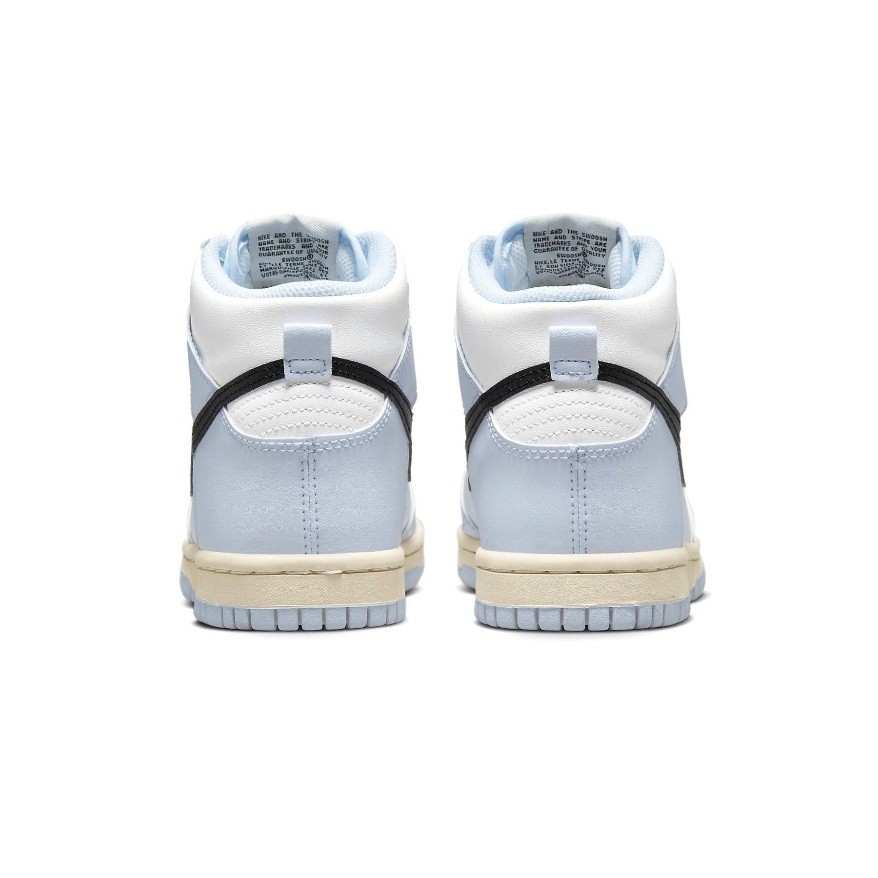 Nike Dunk High GS 'Football Grey' — UK 13.5 | EU 32 | US 1Y — Back View