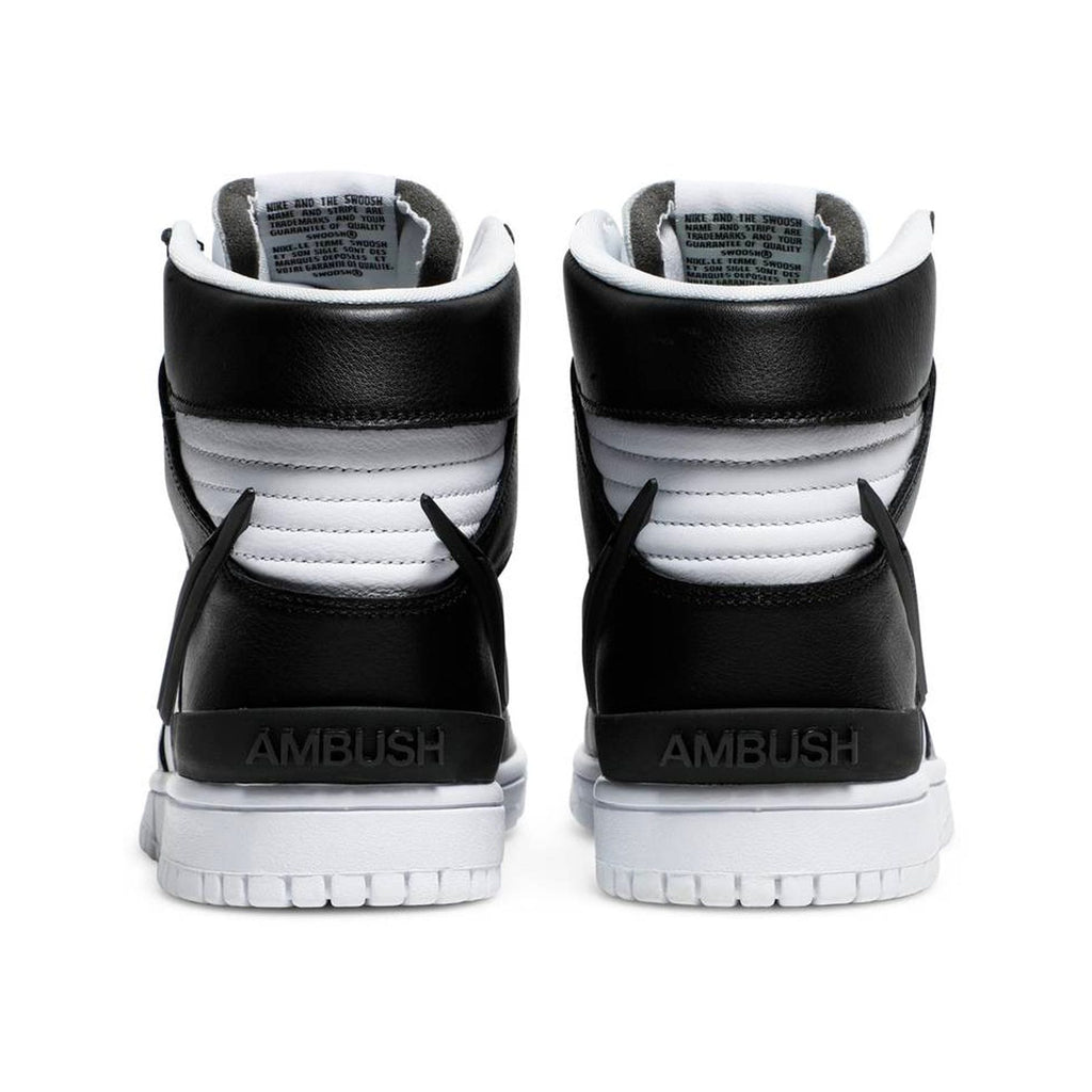 AMBUSH x Nike Dunk High 'Black' — UK 3 | EU 35.5 | US 3.5 — Back View