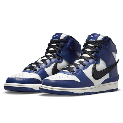 AMBUSH x Nike Dunk High 'Deep Royal' — UK 3 | EU 35.5 | US 3.5 — Side View
