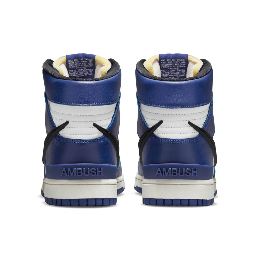 AMBUSH x Nike Dunk High 'Deep Royal' — UK 3 | EU 35.5 | US 3.5 — Top View