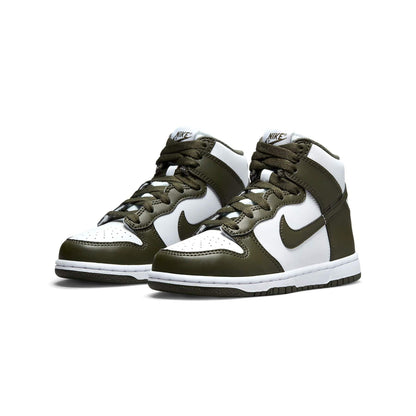 Nike Dunk High PS 'Cargo Khaki' — UK 10C | EU 27.5 | US 10.5C — Side View
