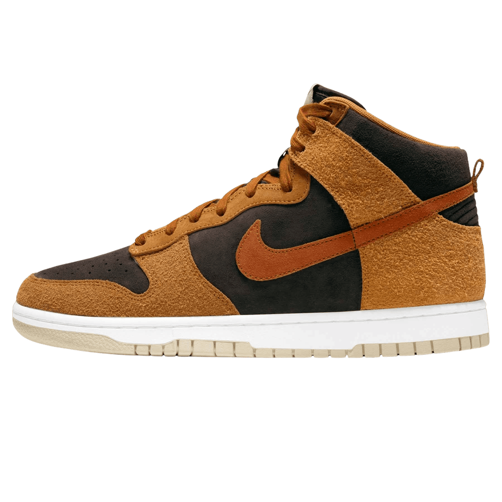Nike Dunk High Premium 'Dark Russet' — UK 3 | EU 35.5 | US 3.5 — Front View