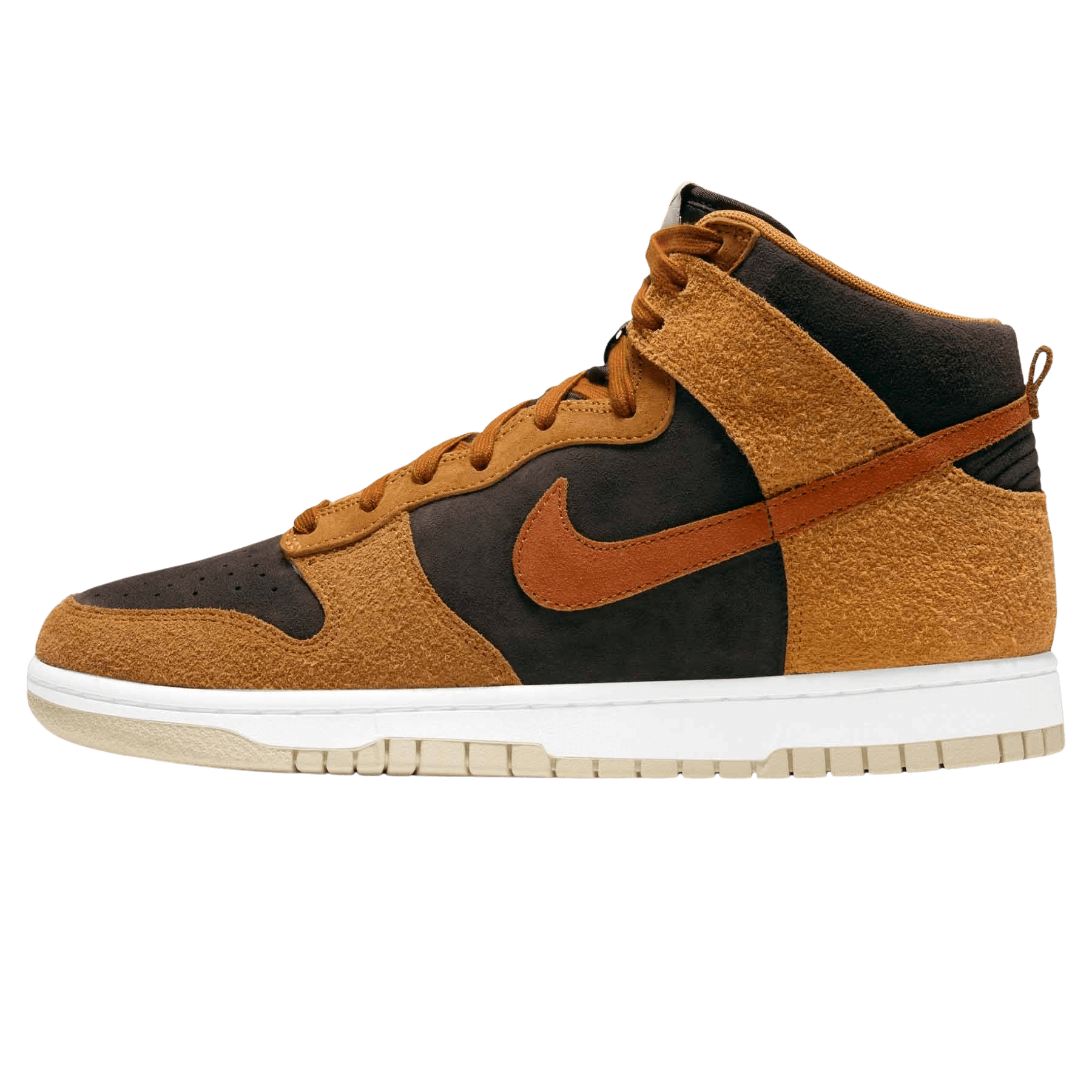 Nike Dunk High Premium 'Dark Russet' — UK 3 | EU 35.5 | US 3.5 — Front View