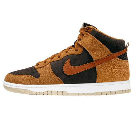 Nike Dunk High Premium 'Dark Russet' — UK 3 | EU 35.5 | US 3.5 — Front View