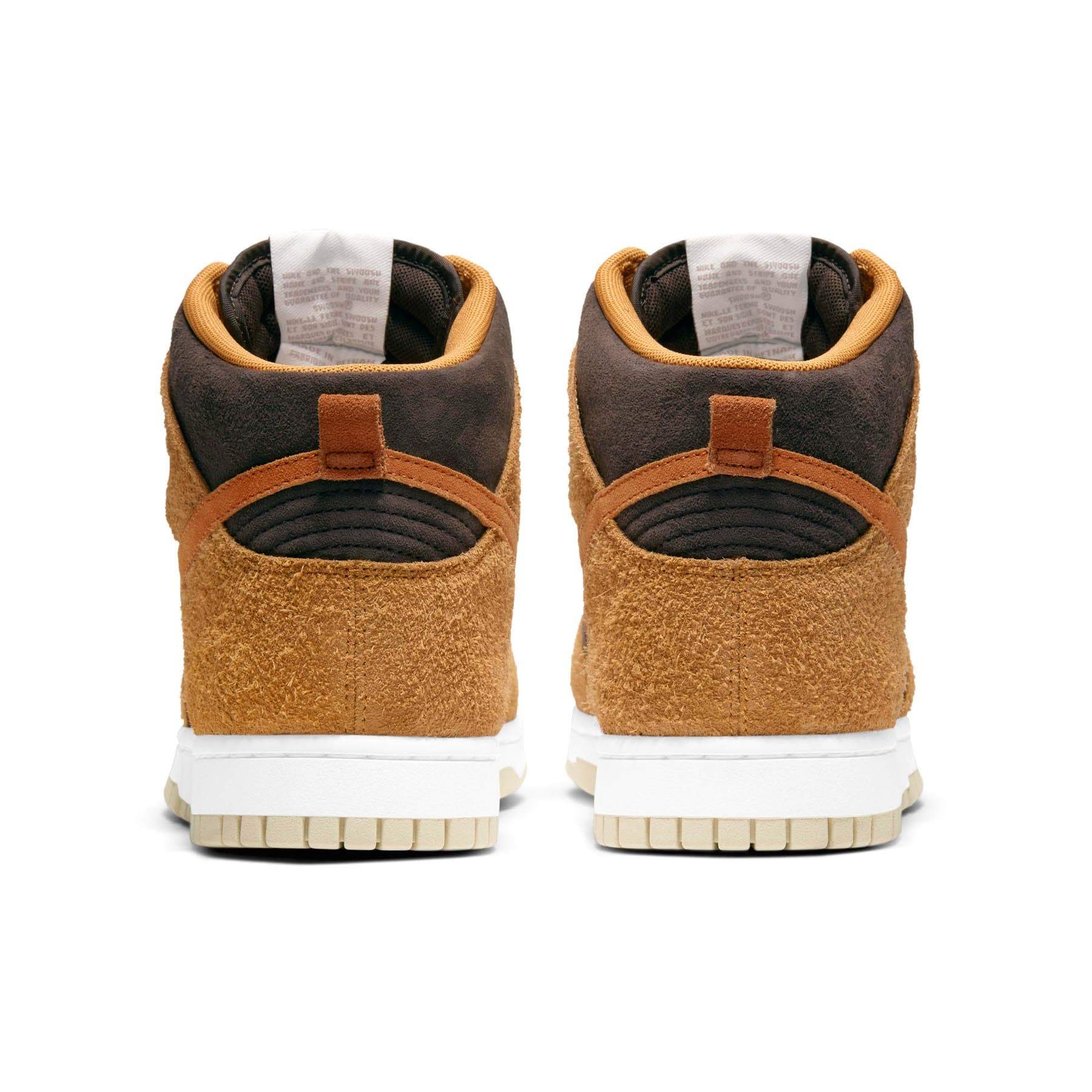 Nike Dunk High Premium 'Dark Russet' — UK 3 | EU 35.5 | US 3.5 — Top View