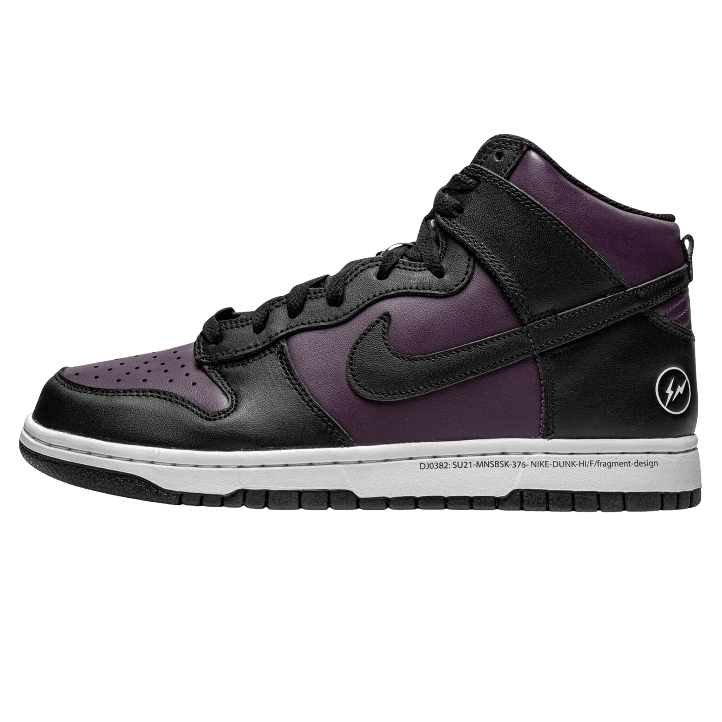 Fragment Design x Nike Dunk High ‘Beijing’ — UK 3 | EU 35.5 | US 3.5 — Front View