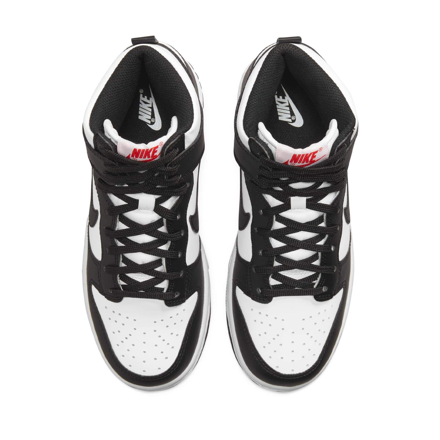 Nike Dunk High GS 'Black White' — UK 13.5 | EU 32 | US 1Y — Top View