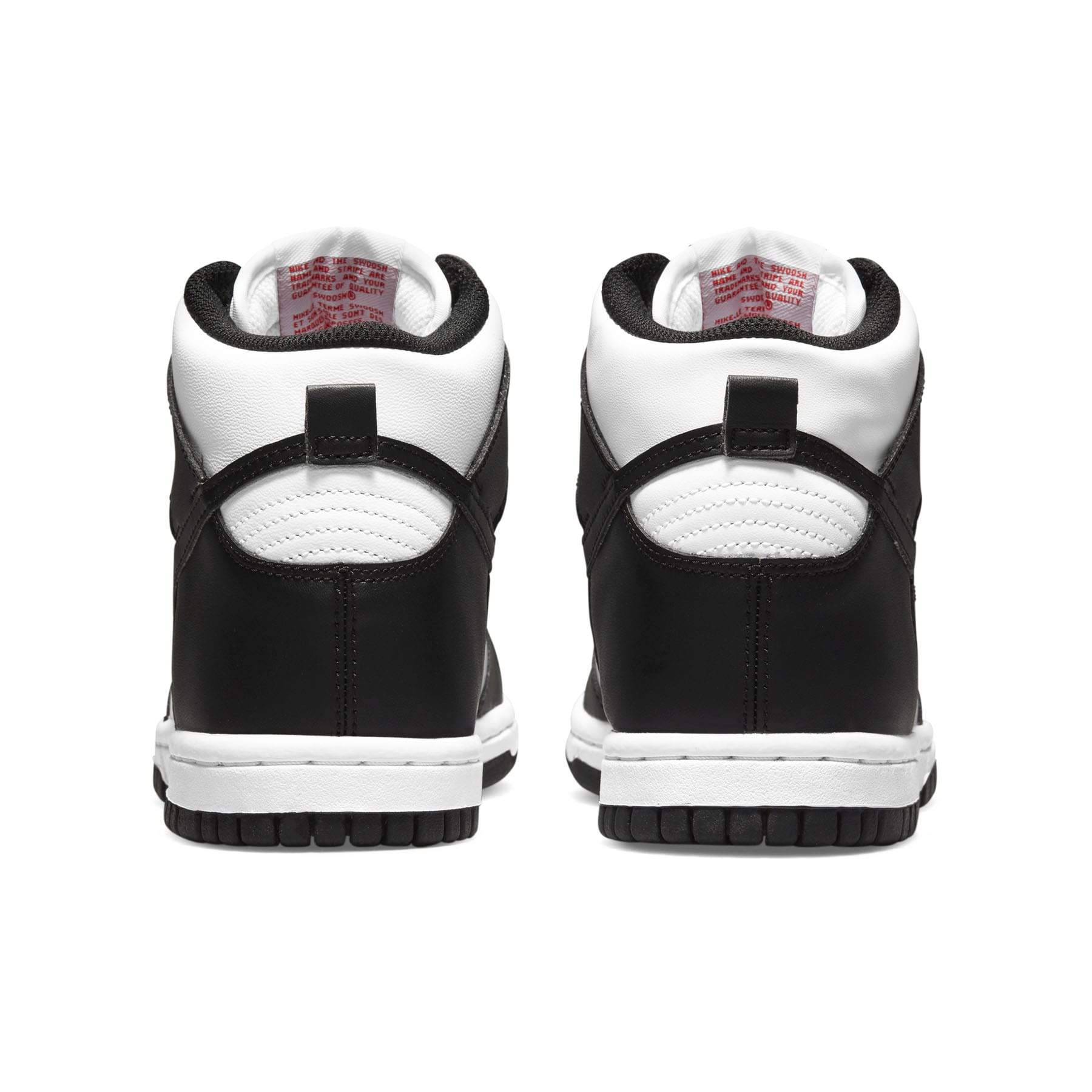 Nike Dunk High GS 'Black White' — UK 13.5 | EU 32 | US 1Y — Back View