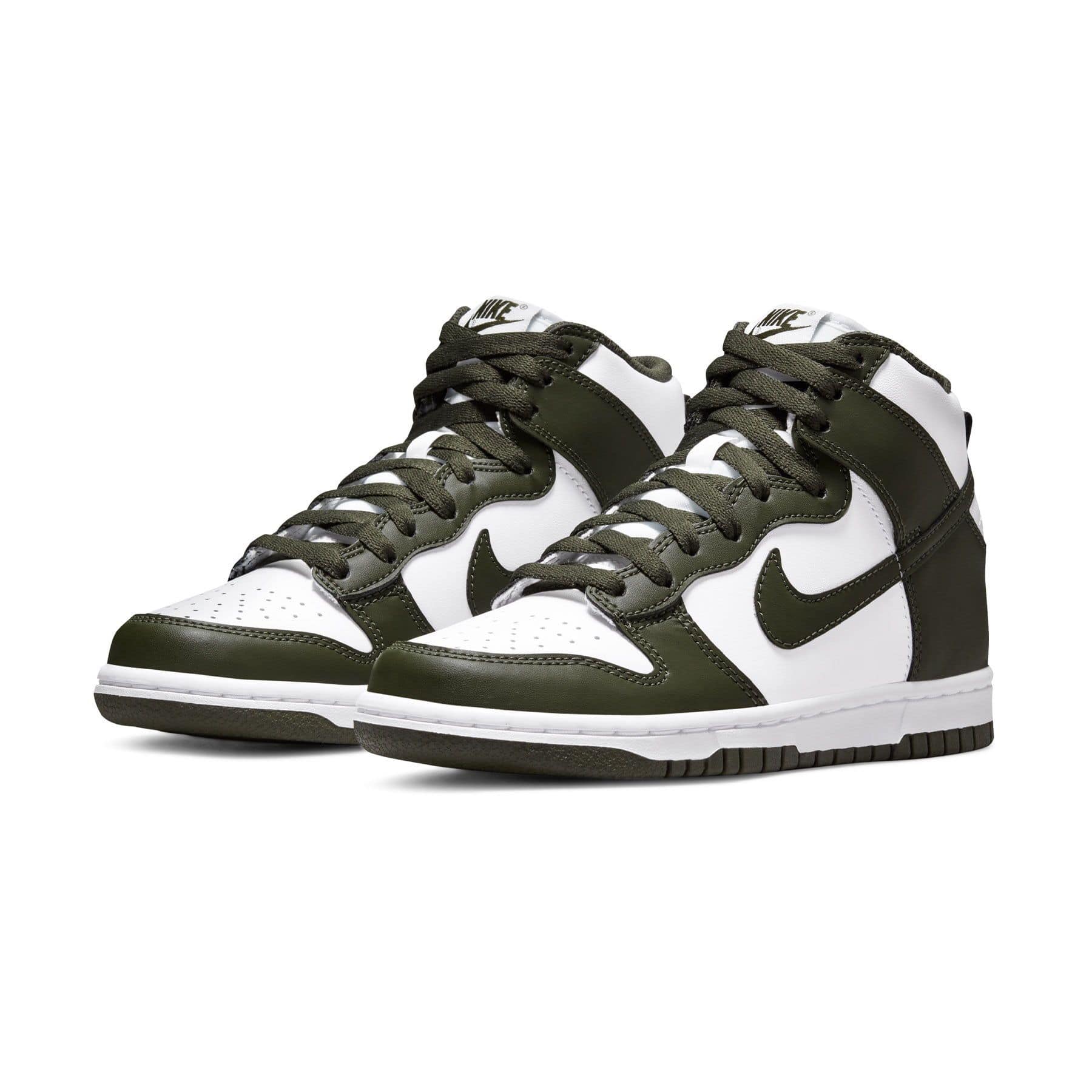Nike Dunk High GS 'Cargo Khaki' — UK 13.5 | EU 32 | US 1Y — Side View