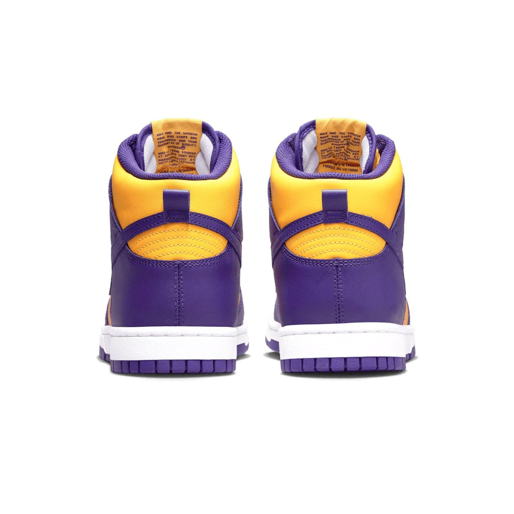 Nike Dunk High 'Lakers' — UK 3 | EU 35.5 | US 3.5 — Side View