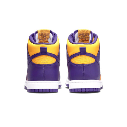 Nike Dunk High 'Lakers' — UK 3 | EU 35.5 | US 3.5 — Side View