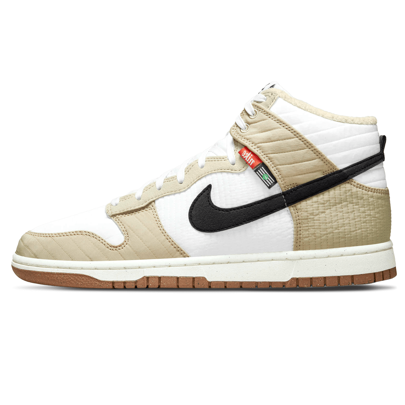 Nike Dunk High Retro Next Nature 'Toasty - Rattan' — UK 3 | EU 35.5 | US 3.5 — Front View