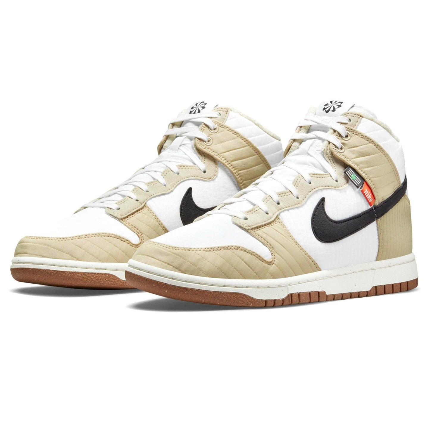 Nike Dunk High Retro Next Nature 'Toasty - Rattan' — UK 3 | EU 35.5 | US 3.5 — Side View