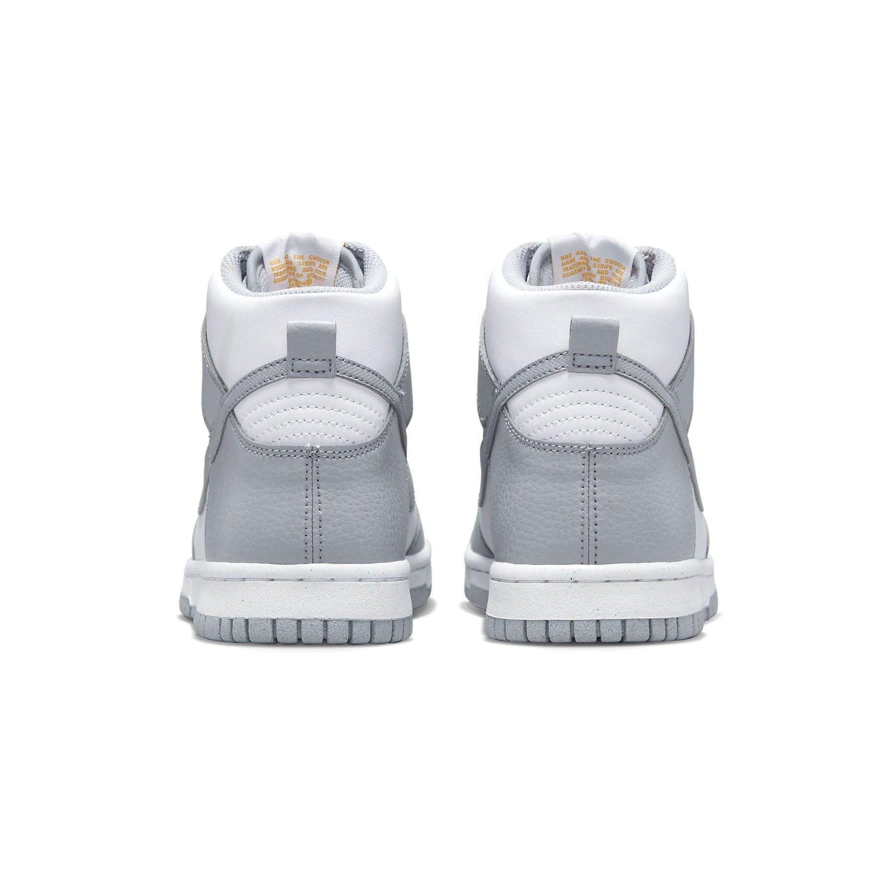 Nike Dunk High Next Nature GS 'Wolf Grey Marigold' — UK 13.5 | EU 32 | US 1Y — Top View