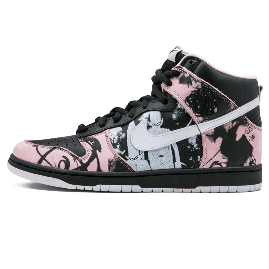 Futura x UNKLE x Nike Dunk High Pro SB 'Unkle' — UK 3 | EU 35.5 | US 3.5 — Front View