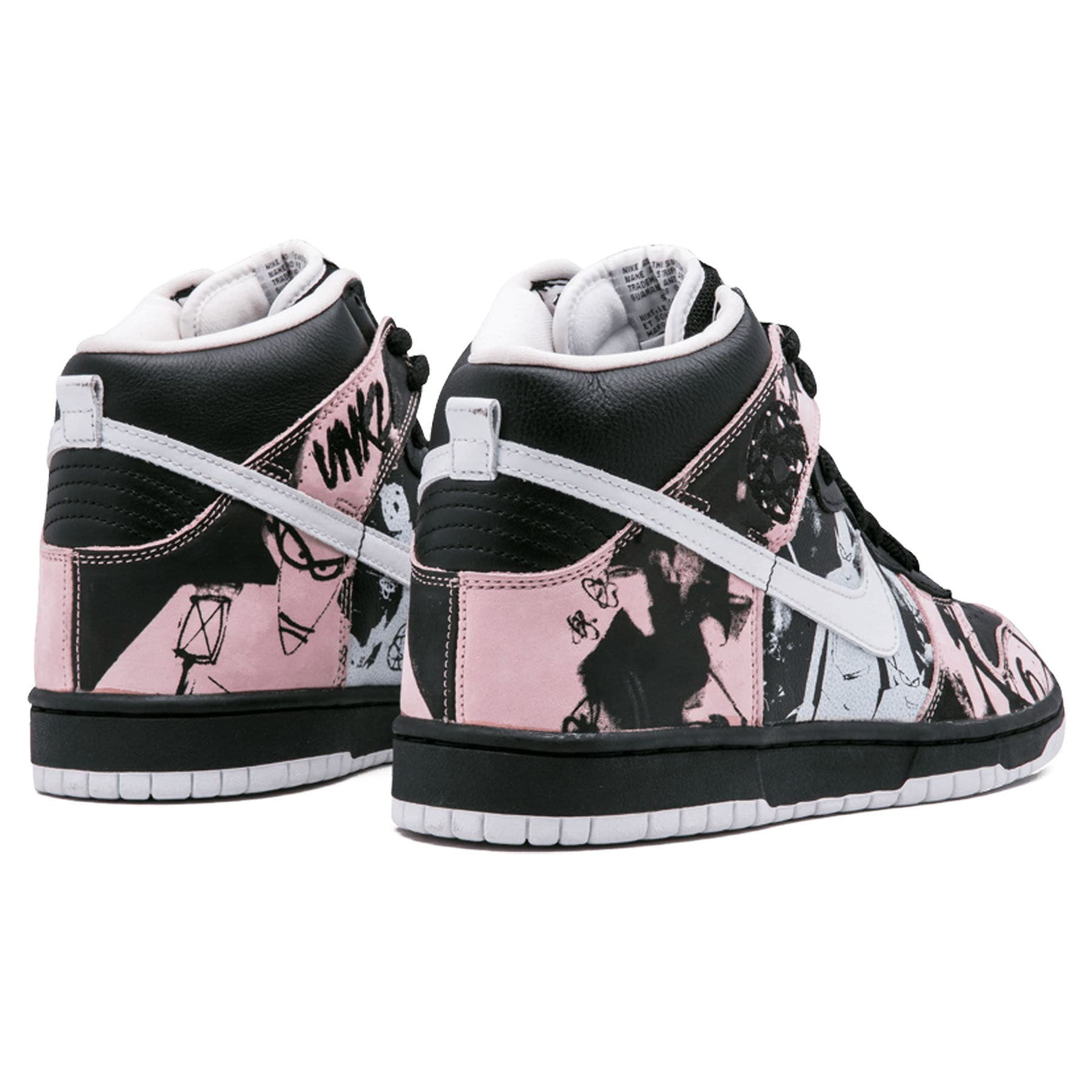Futura x UNKLE x Nike Dunk High Pro SB 'Unkle' — UK 3 | EU 35.5 | US 3.5 — Back View