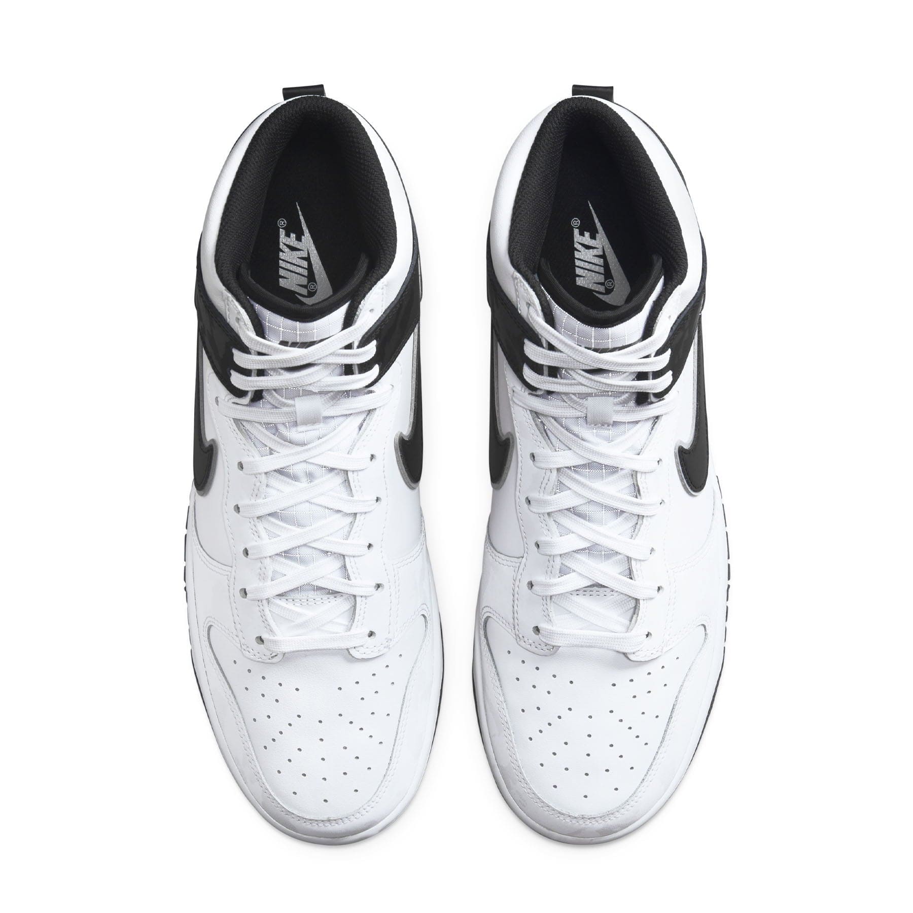 Nike Dunk High Retro SE 'White Black' — UK 3 | EU 35.5 | US 3.5 — Back View