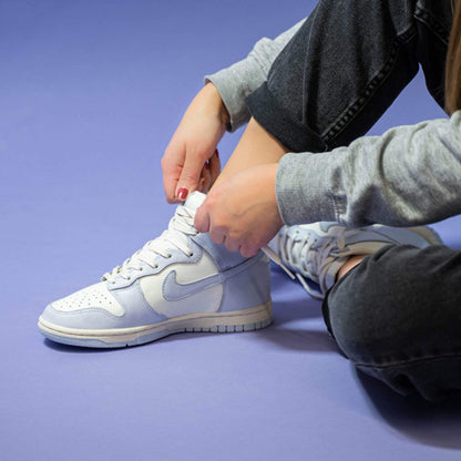 Nike Dunk Wmns High 'Football Grey' — UK 2.5 | EU 35.5 | US 5 — Lifestyle View
