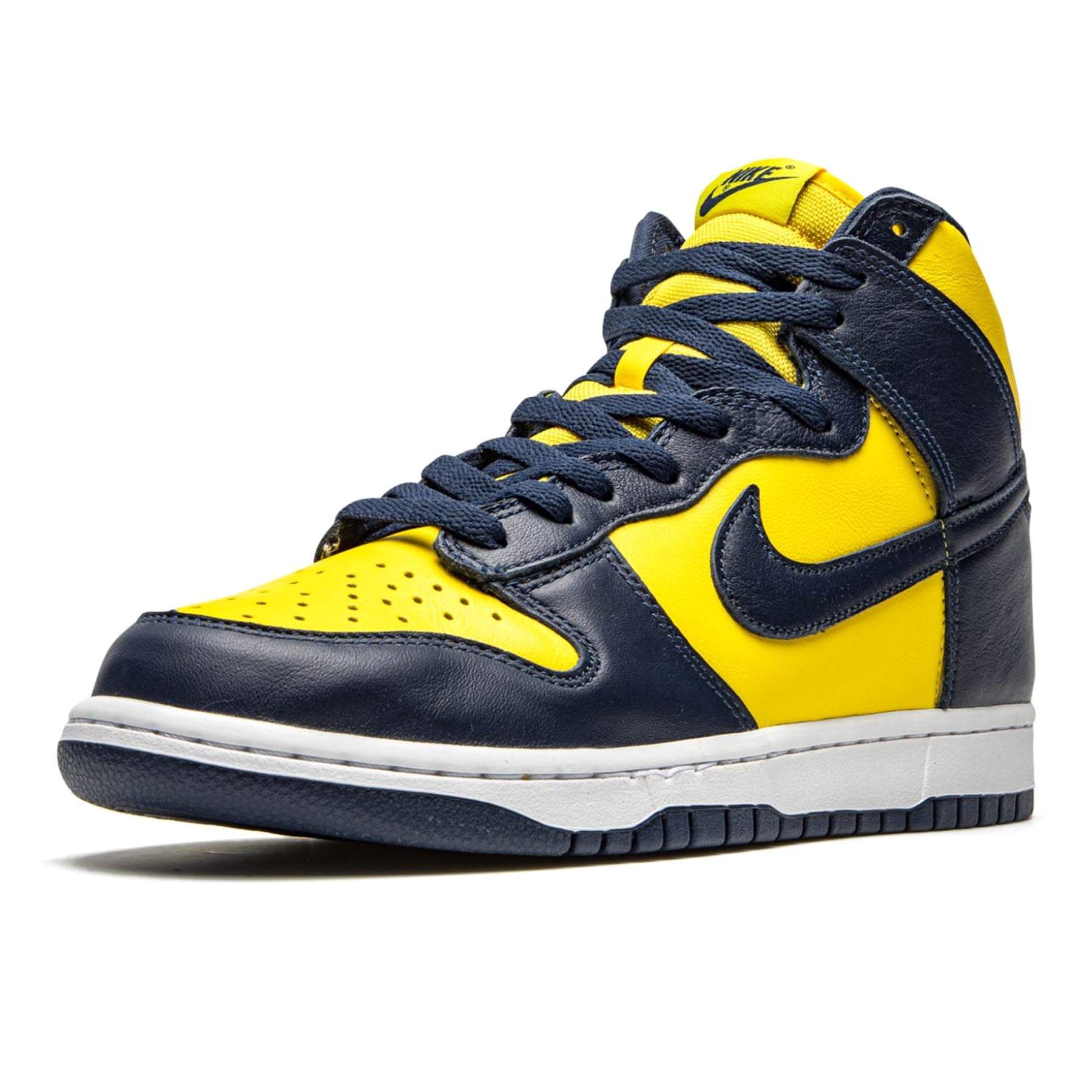Nike Dunk High SP 'Michigan' 2020 — UK 3 | EU 35.5 | US 3.5 — Top View
