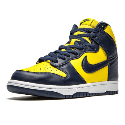 Nike Dunk High SP 'Michigan' 2020 — UK 3 | EU 35.5 | US 3.5 — Top View