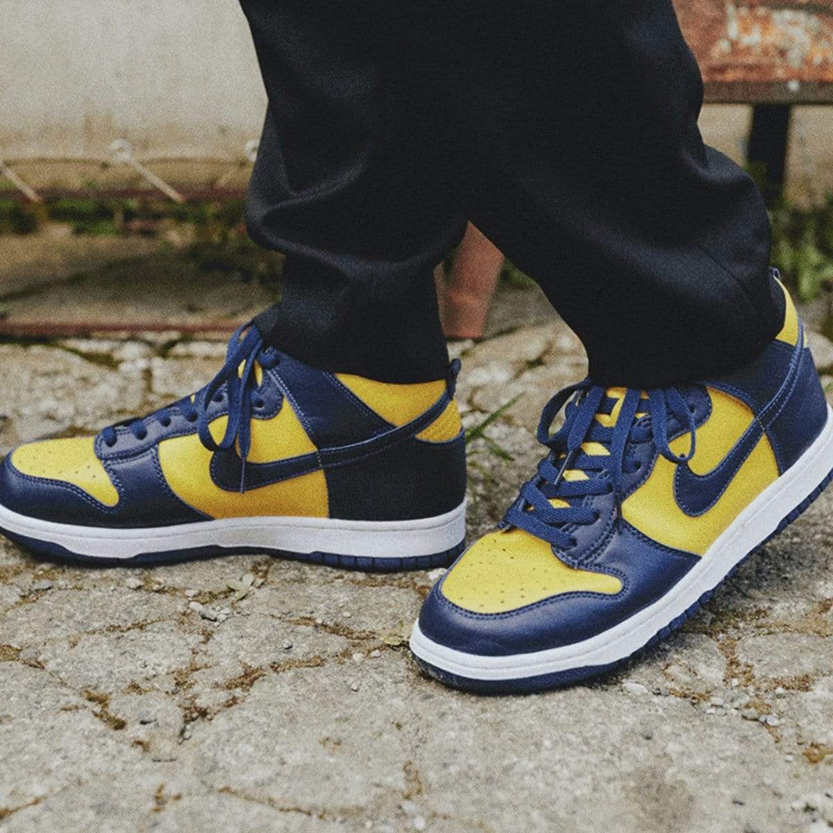 Nike Dunk High SP 'Michigan' 2020 — UK 3 | EU 35.5 | US 3.5 — Lifestyle View