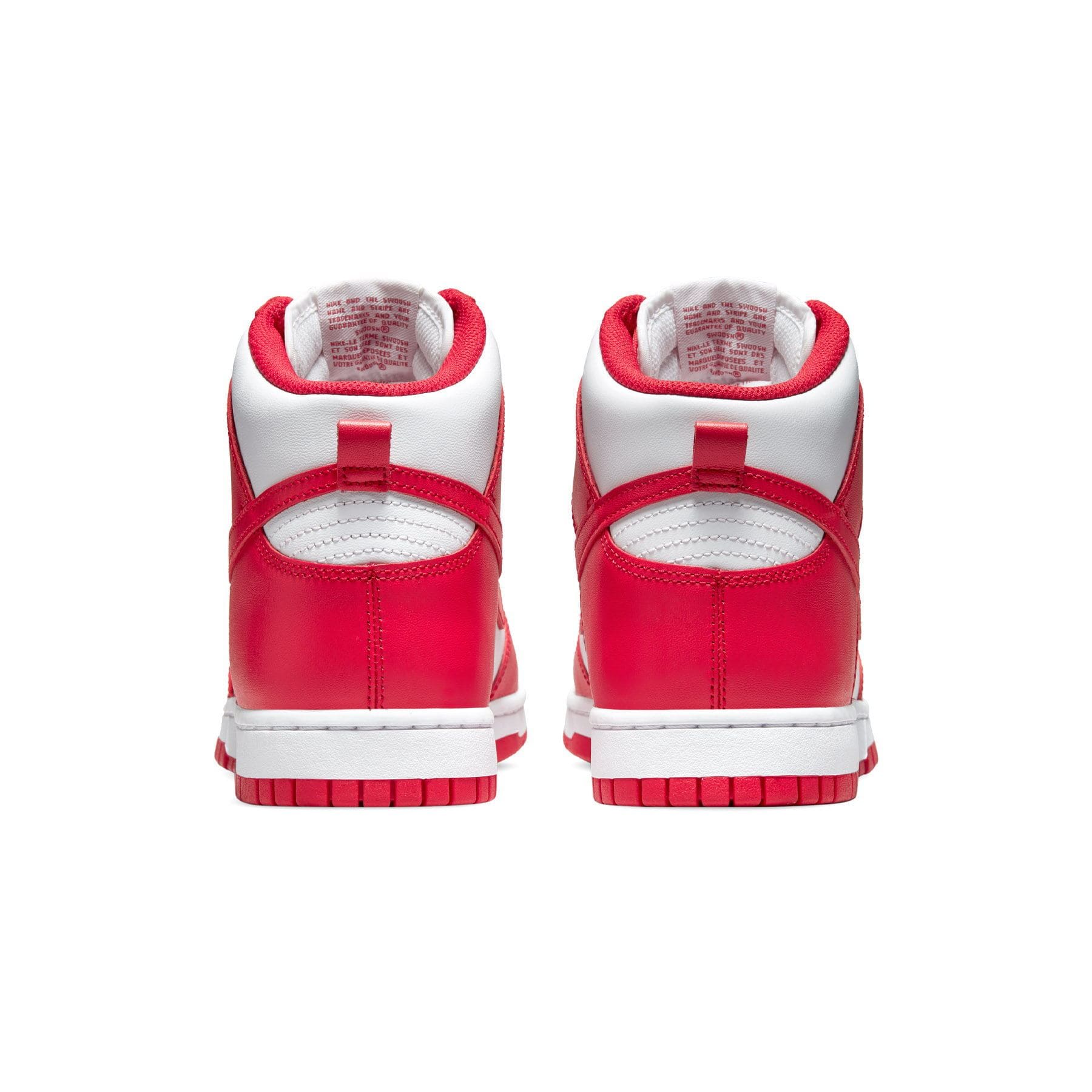 Nike Dunk High 'University Red' — UK 3 | EU 35.5 | US 3.5 — Top View