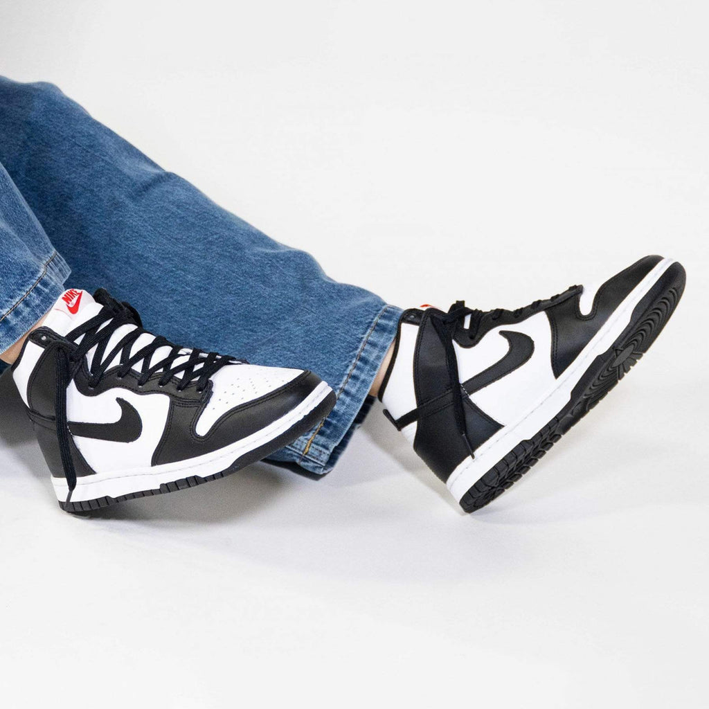 Nike Dunk High Wmns 'Black White' — UK 2.5 | EU 35.5 | US 5 — Lifestyle View