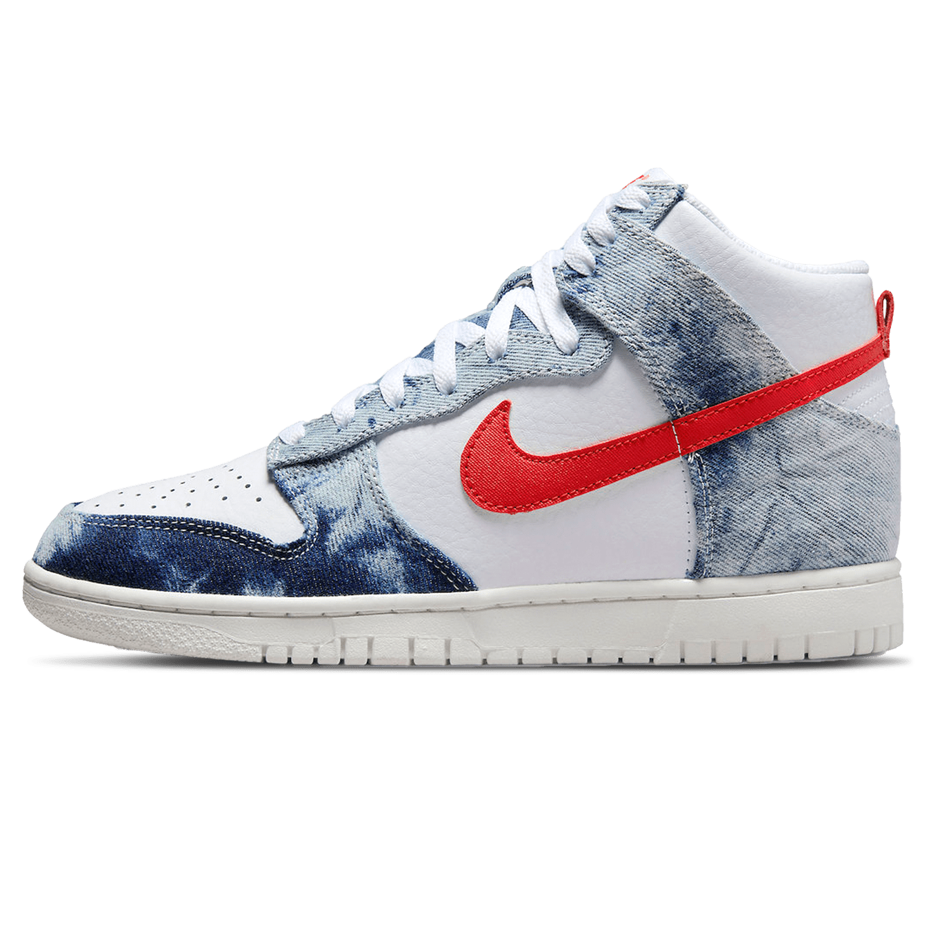 Nike Dunk High Wmns 'Washed Denim' — UK 2.5 | EU 35.5 | US 5 — Front View
