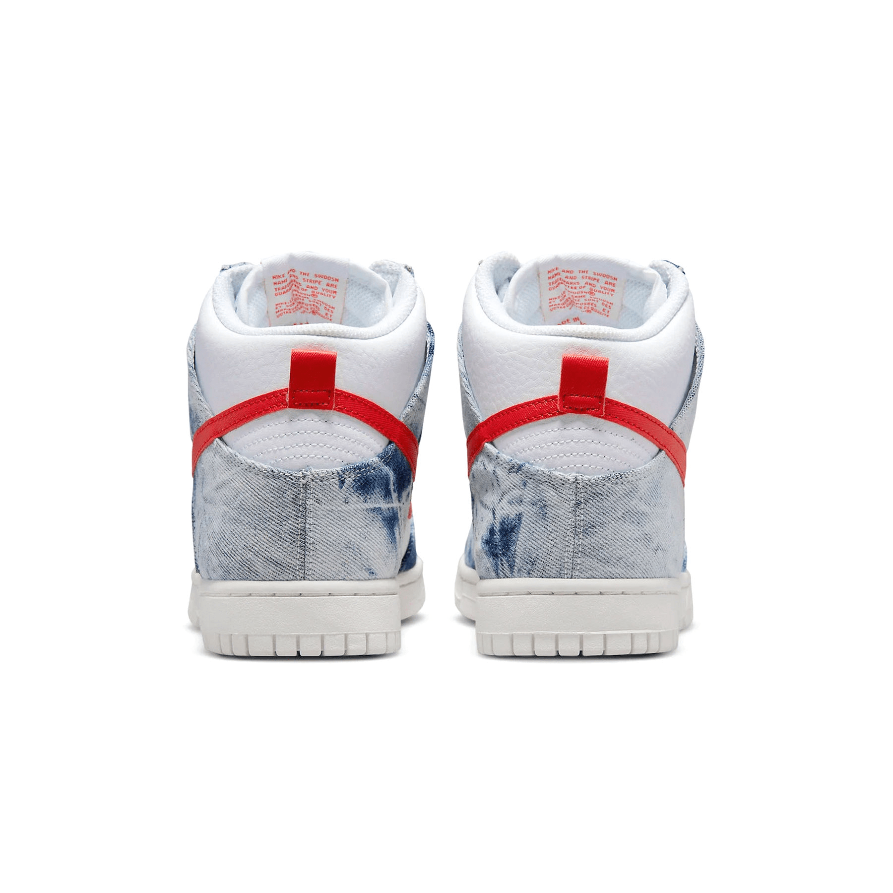 Nike Dunk High Wmns 'Washed Denim' — UK 2.5 | EU 35.5 | US 5 — Top View