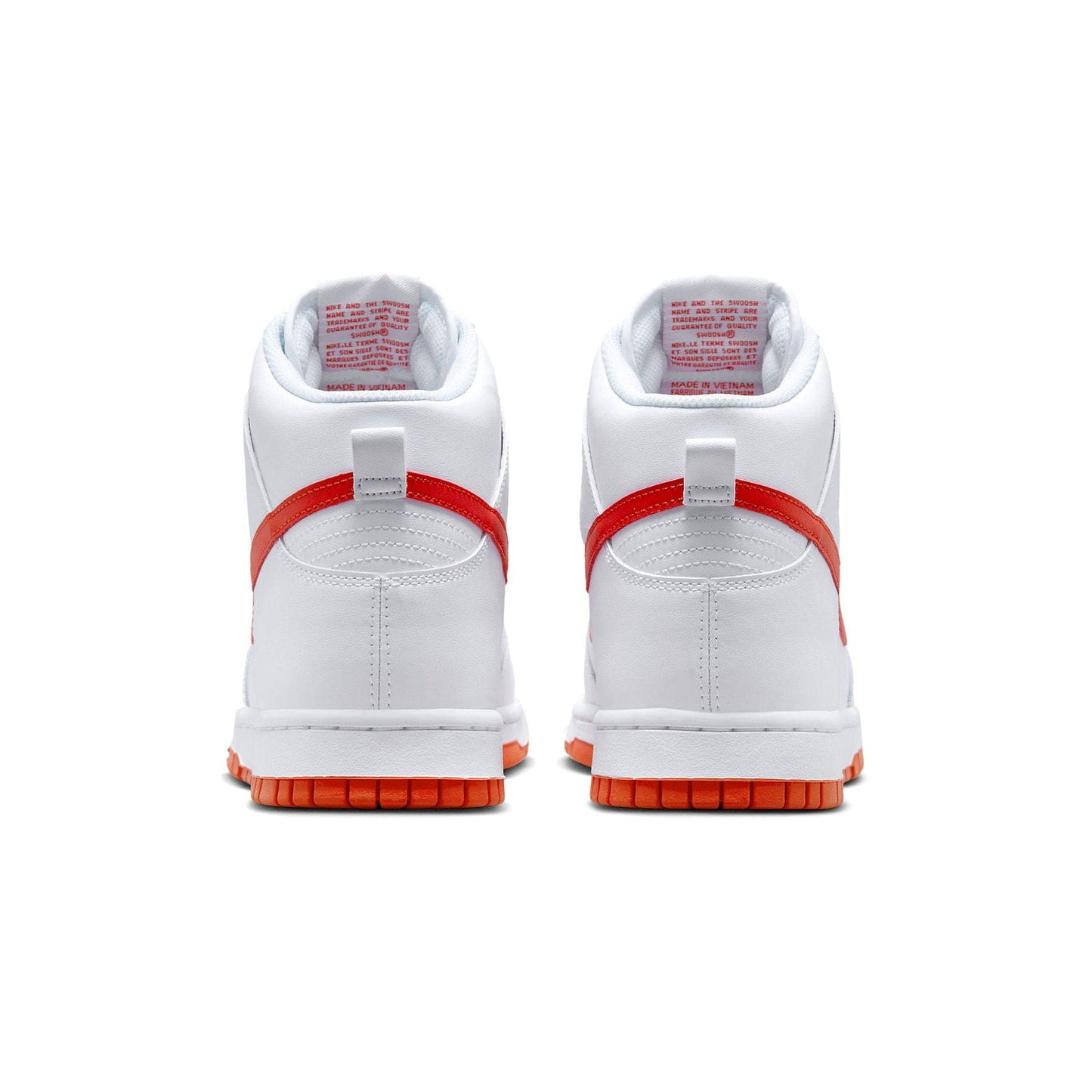 Nike Dunk High 'White Picante Red' — UK 3 | EU 35.5 | US 3.5 — Top View