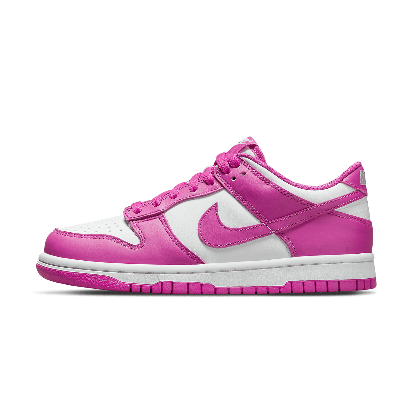 Nike Dunk Low GS 'Active Fuchsia' — UK 13.5 | EU 32 | US 1Y — Front View