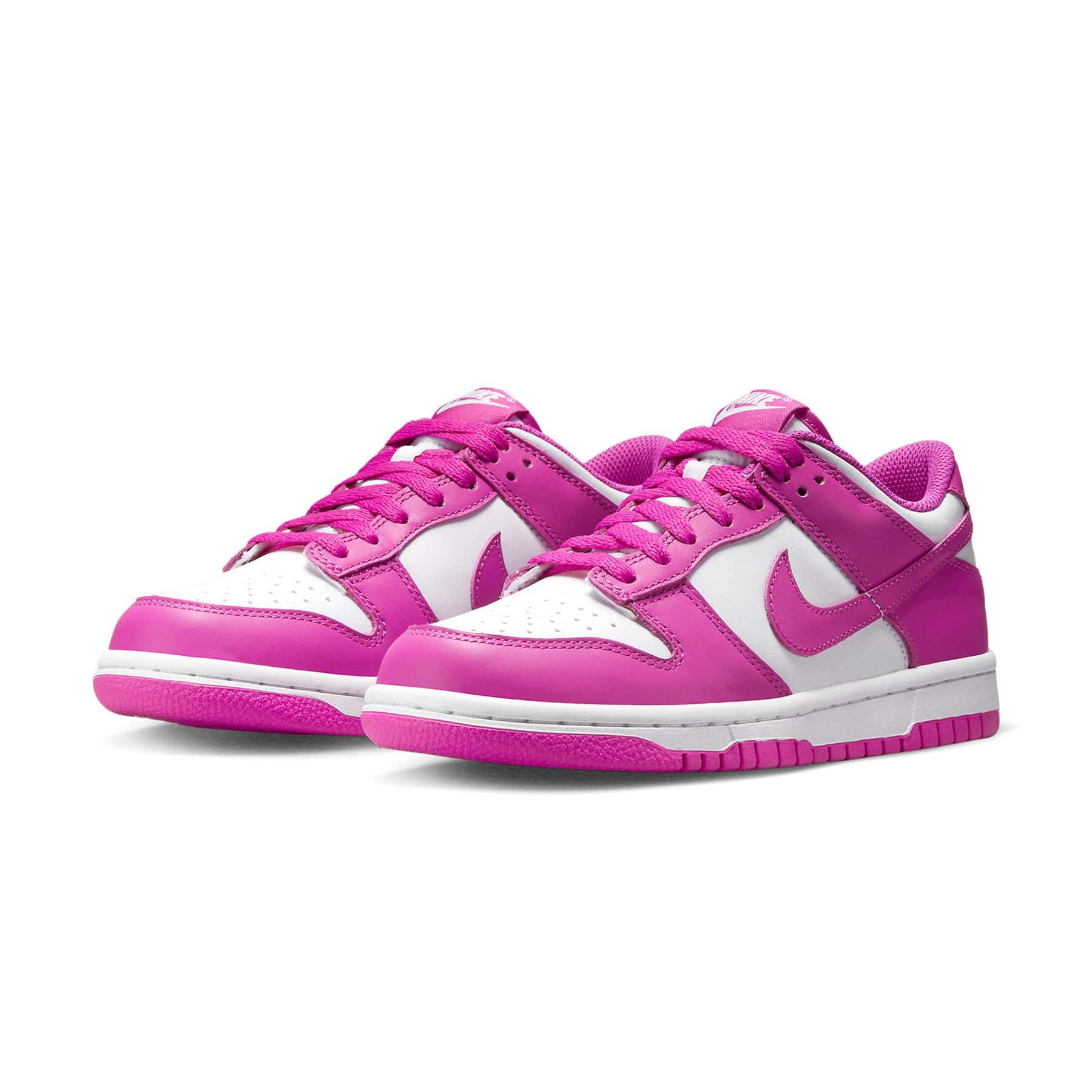 Nike Dunk Low GS 'Active Fuchsia' — UK 13.5 | EU 32 | US 1Y — Side View