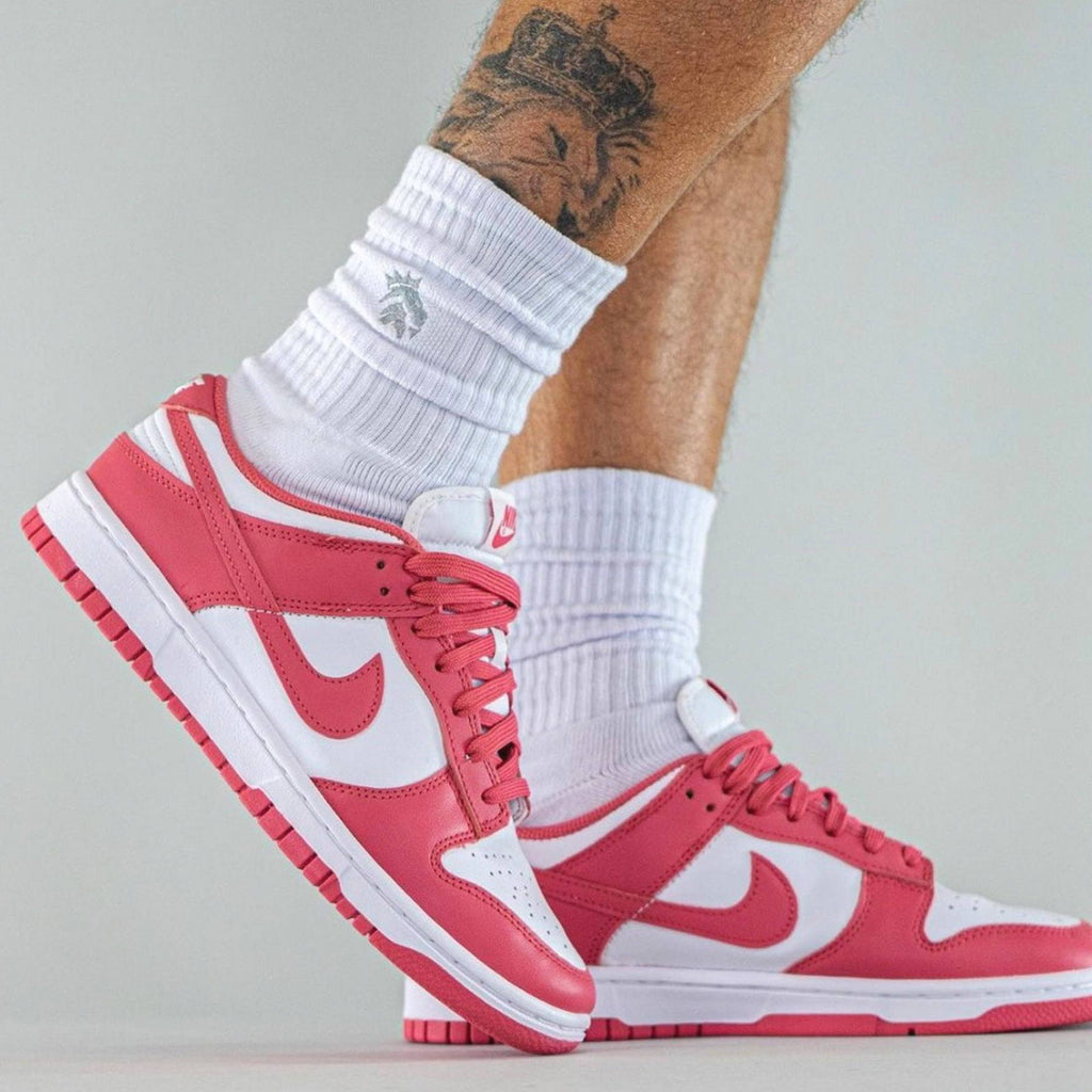 Nike Dunk Low Wmns 'Archeo Pink' — UK 2.5 | EU 35.5 | US 5 — Lifestyle View
