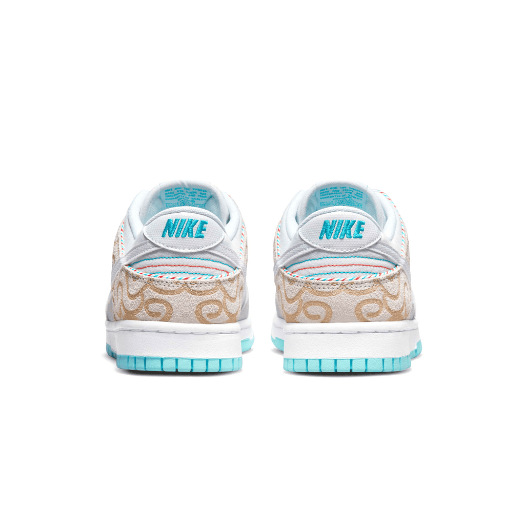Nike Dunk Low Retro SE 'Barber Shop - Grey' — UK 3 | EU 35.5 | US 3.5 — Top View