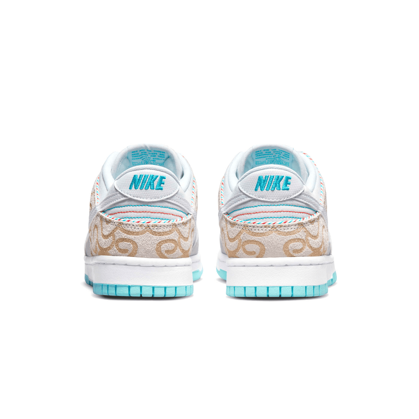 Nike Dunk Low Retro SE 'Barber Shop - Grey' — UK 3 | EU 35.5 | US 3.5 — Top View