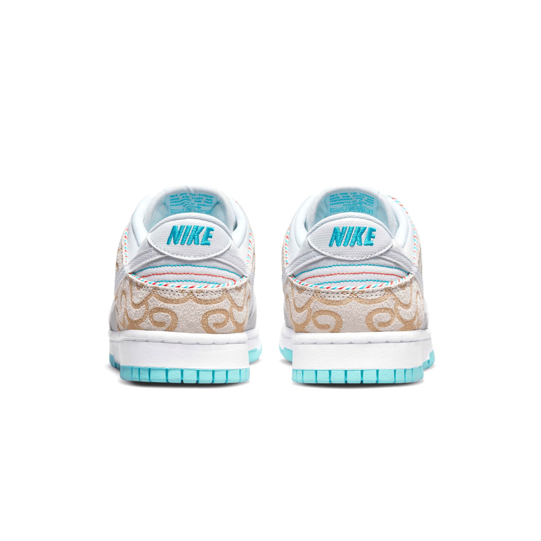 Nike Dunk Low Retro SE 'Barber Shop - Grey' — UK 3 | EU 35.5 | US 3.5 — Top View