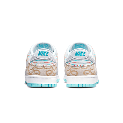 Nike Dunk Low Retro SE 'Barber Shop - Grey' — UK 3 | EU 35.5 | US 3.5 — Top View