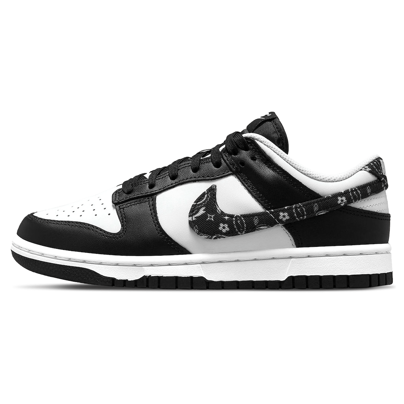 Nike Dunk Low Wmns 'Black Paisley' — UK 2.5 | EU 35.5 | US 5 — Front View