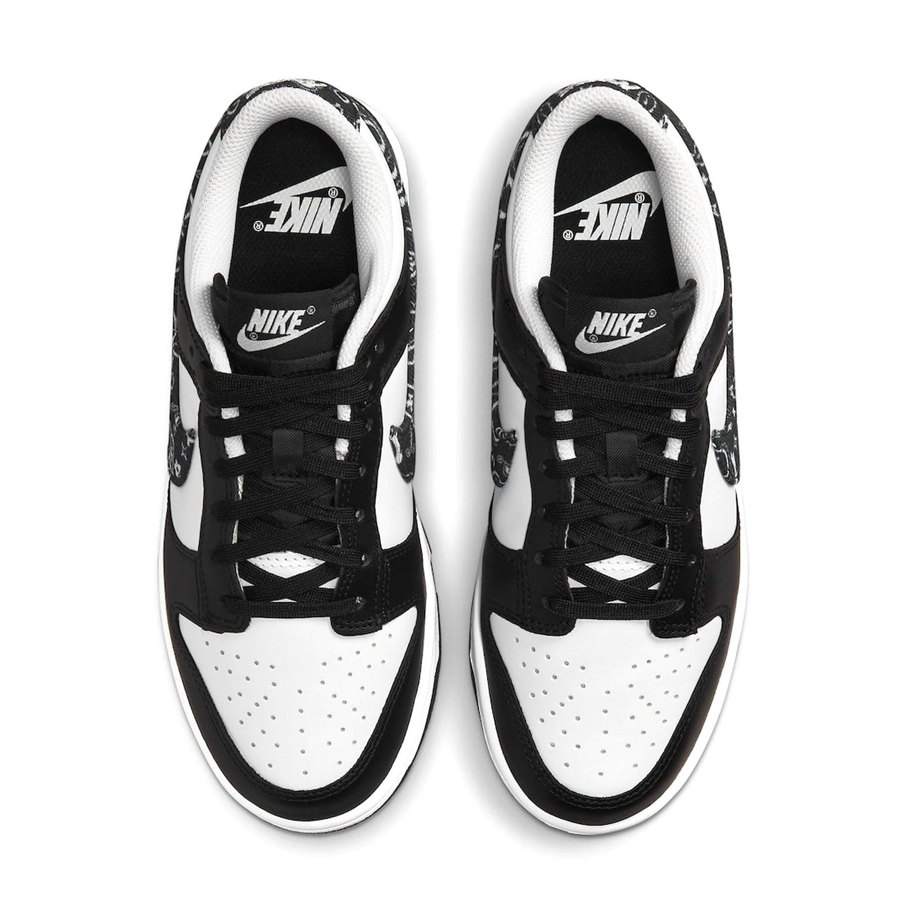 Nike Dunk Low Wmns 'Black Paisley' — UK 2.5 | EU 35.5 | US 5 — Back View