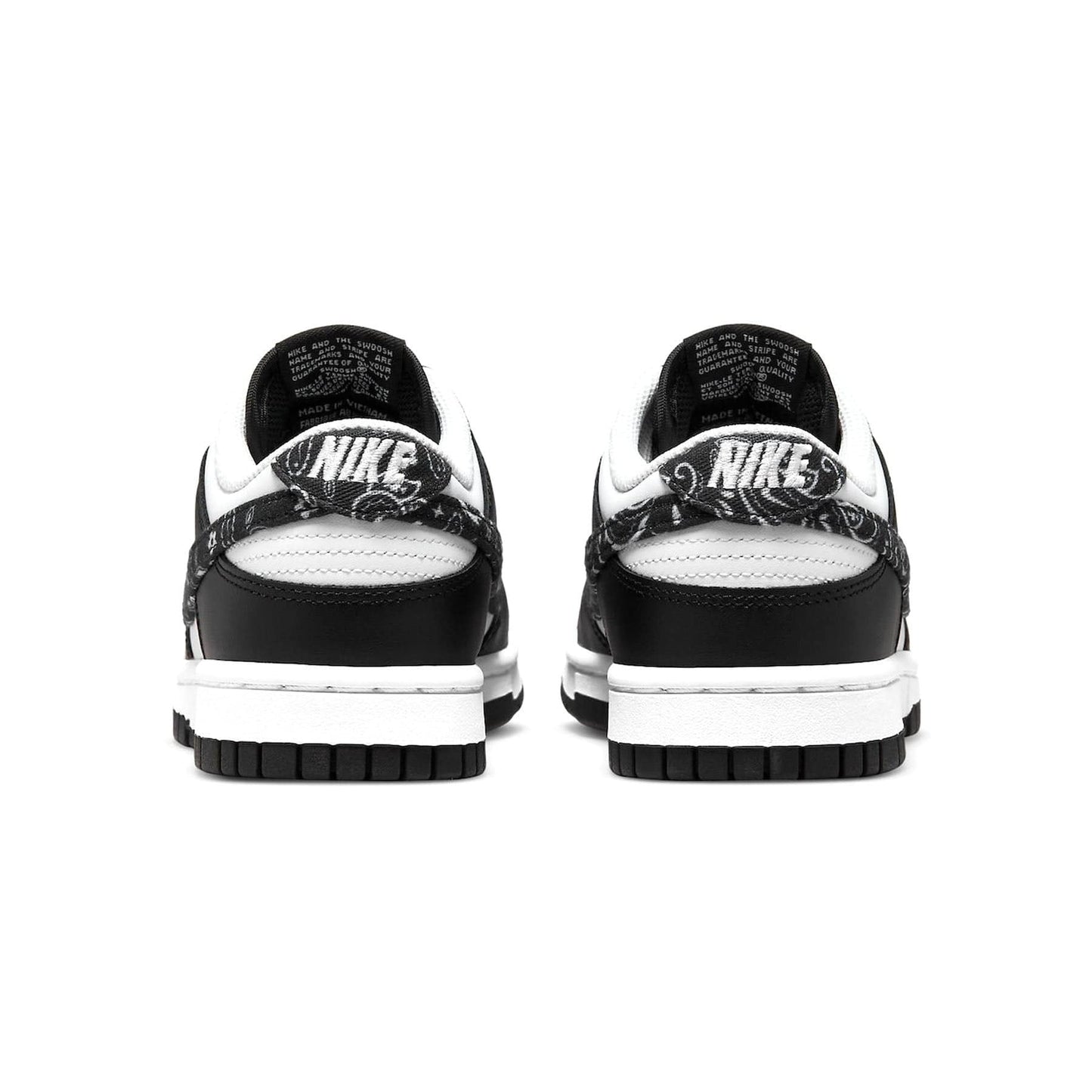 Nike Dunk Low Wmns 'Black Paisley' — UK 2.5 | EU 35.5 | US 5 — Top View