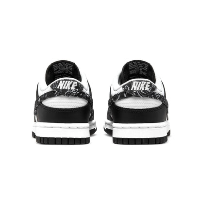 Nike Dunk Low Wmns 'Black Paisley' — UK 2.5 | EU 35.5 | US 5 — Top View