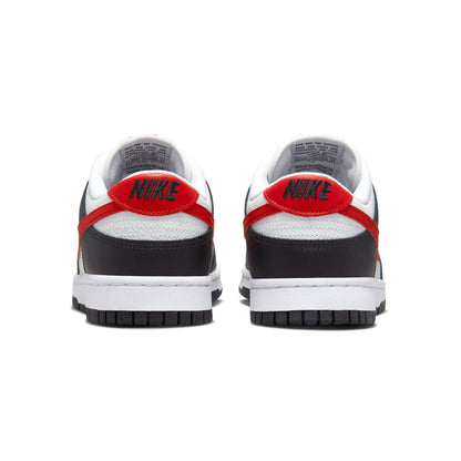Nike Dunk Low 'Black White Red' — UK 3 | EU 35.5 | US 3.5 — Top View