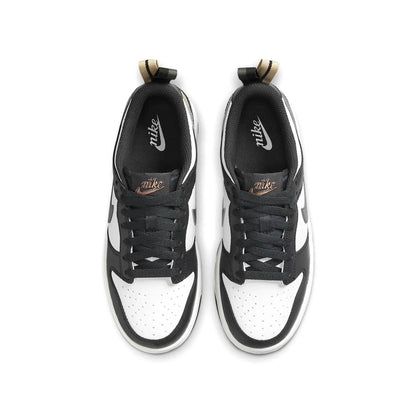 Nike Dunk Low GS 'Black White Metallic' — UK 13.5 | EU 32 | US 1Y — Back View