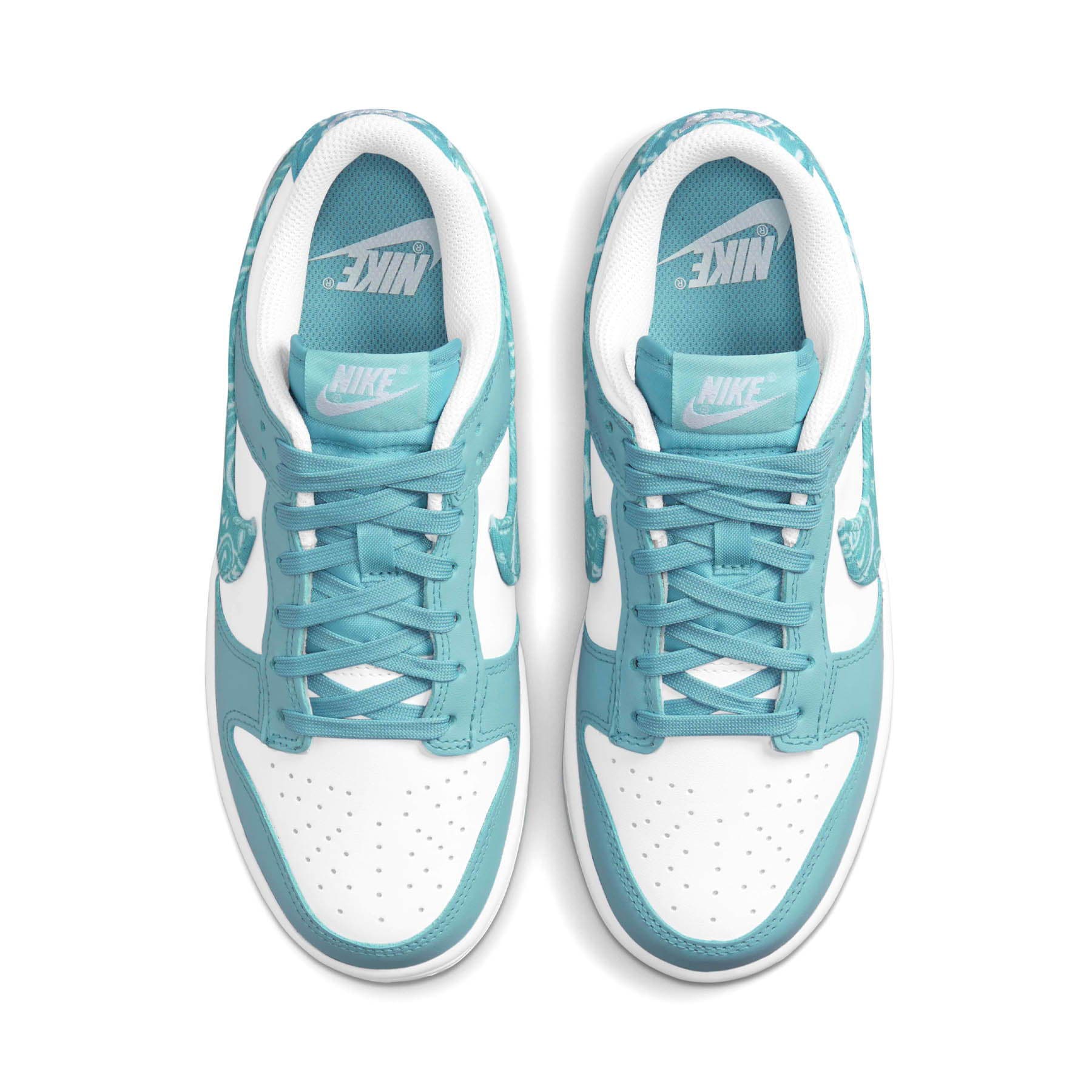 Nike Dunk Low Wmns 'Blue Paisley' — UK 2.5 | EU 35.5 | US 5 — Back View