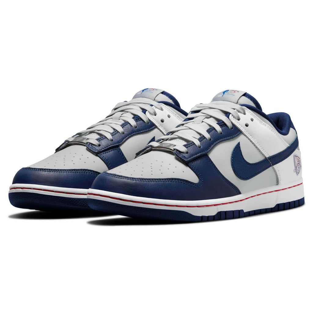 Nike NBA x Dunk Low EMB '75th Anniversary - Nets' — UK 3 | EU 35.5 | US 3.5 — Side View