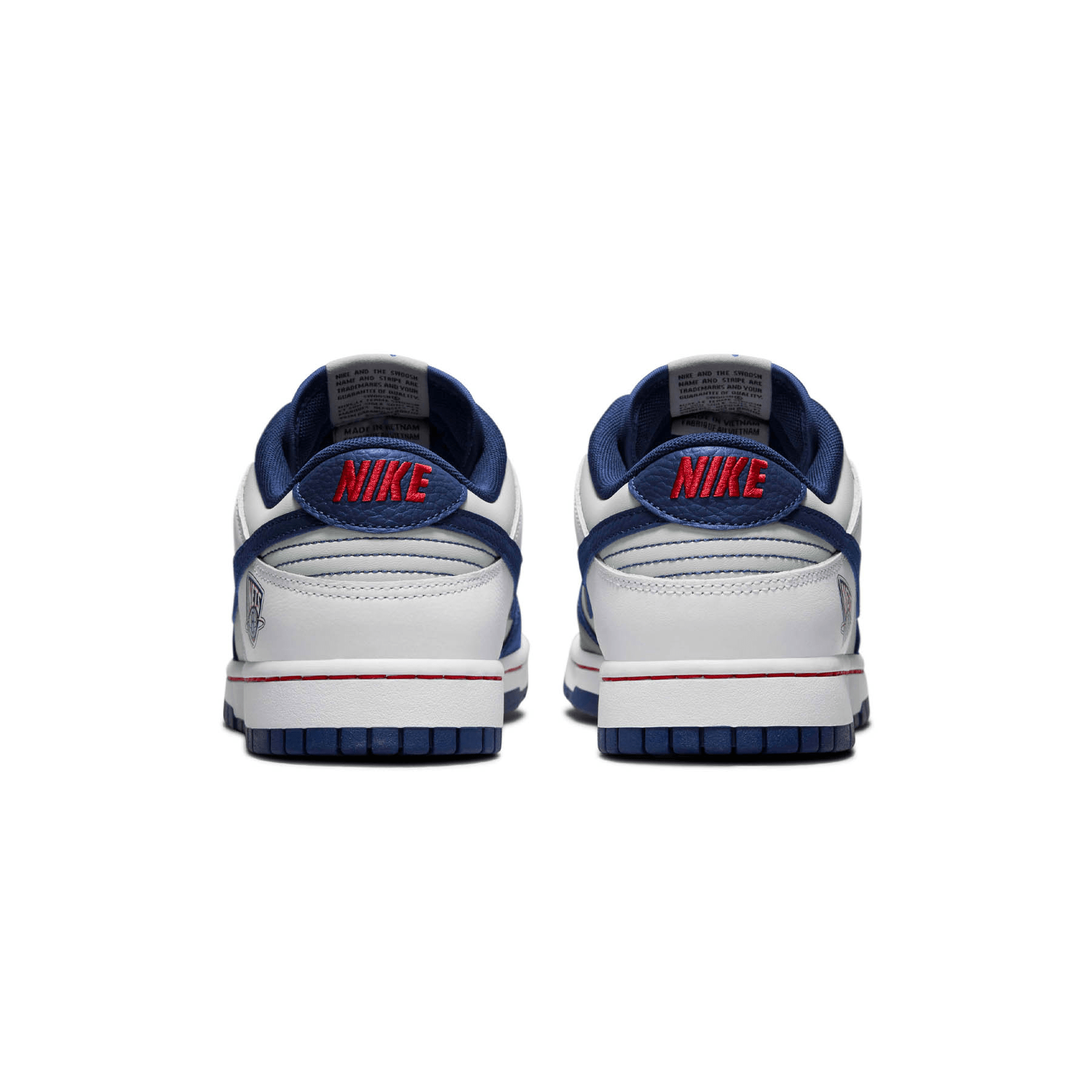 Nike NBA x Dunk Low EMB '75th Anniversary - Nets' — UK 3 | EU 35.5 | US 3.5 — Top View